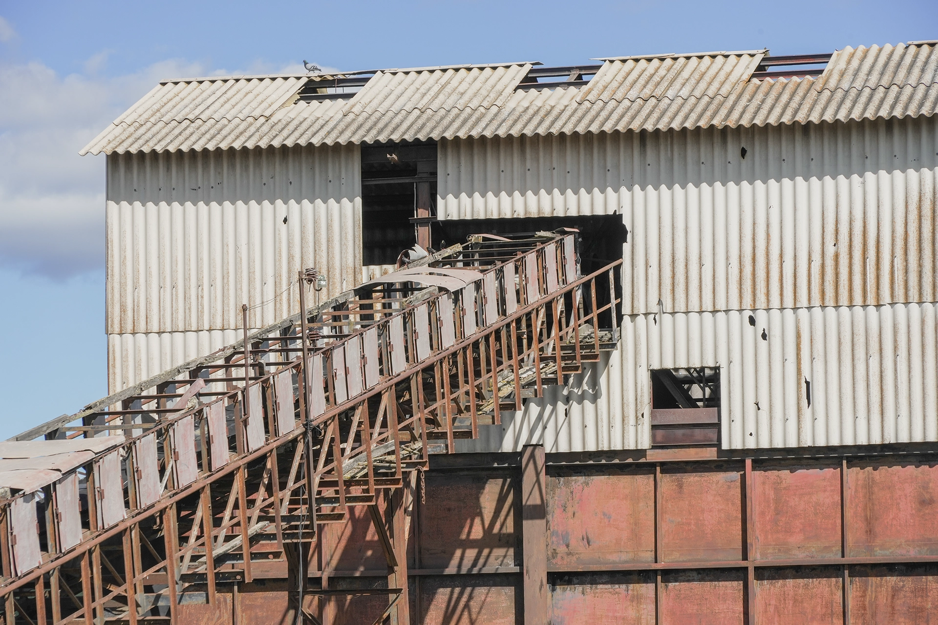 Estructuras de extracción de carbón en Fuente Obejuna