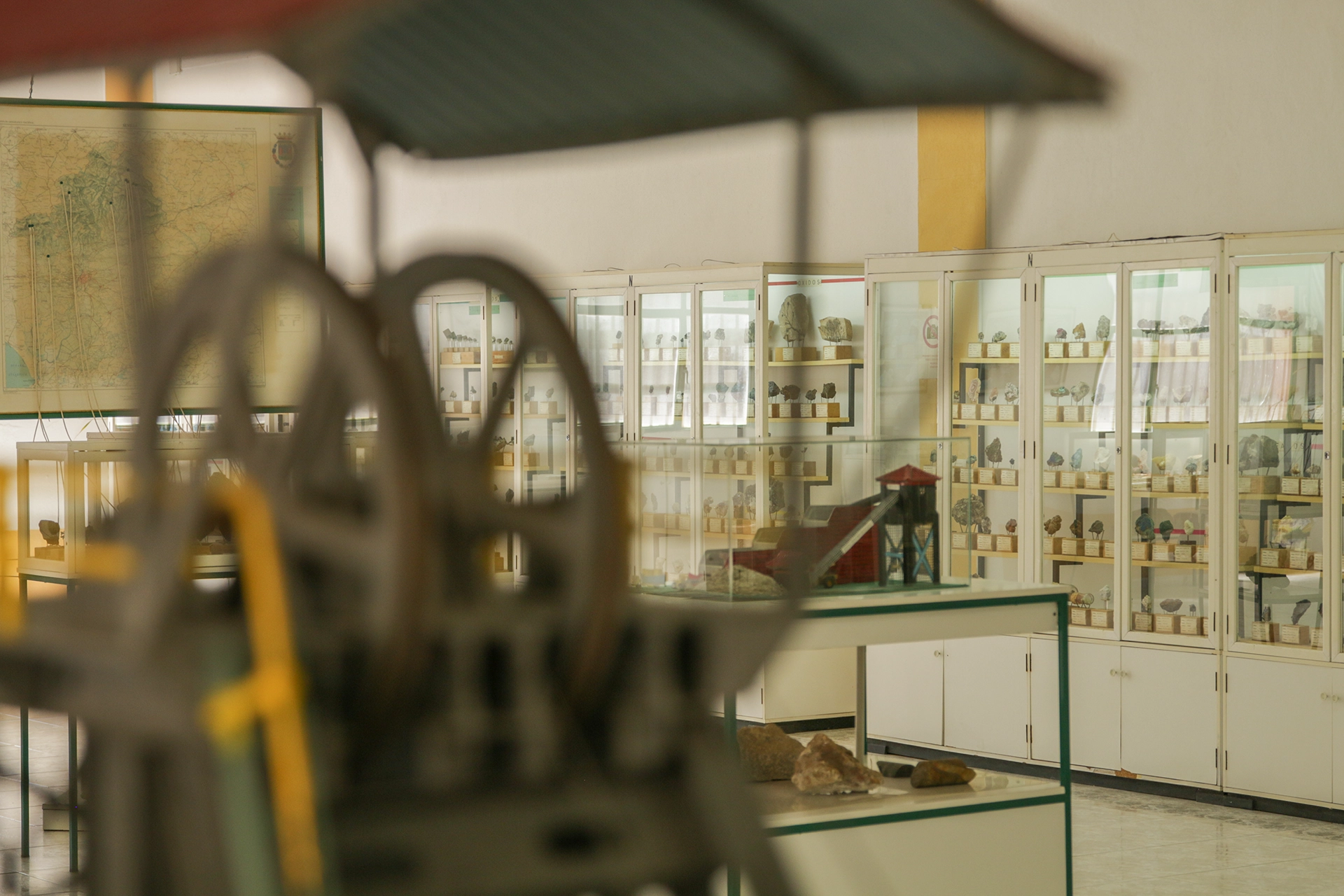 Material de laboratorio para análisis mineralógico